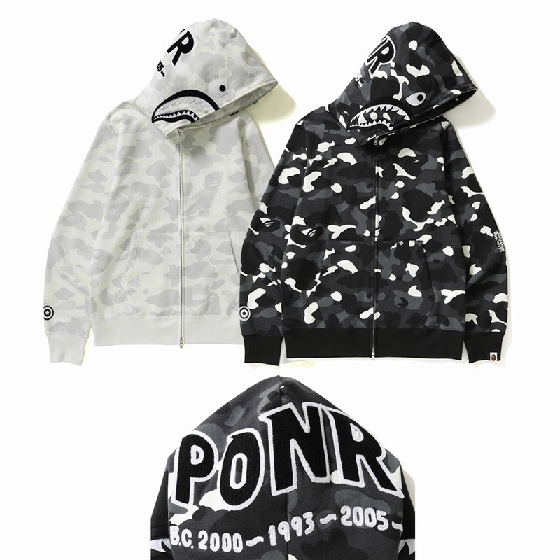 Bape Hoodie 2 Colors Black White M-3XL B51XC828